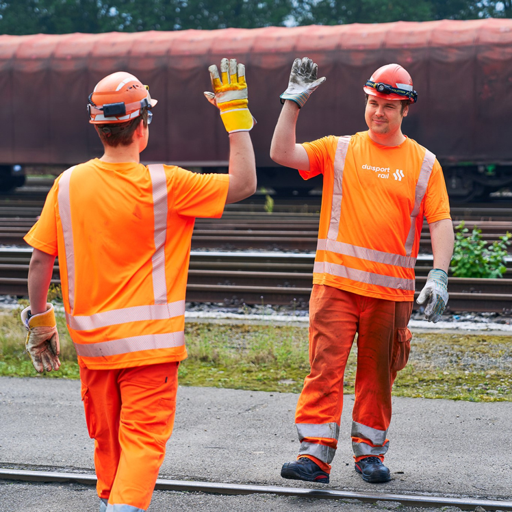 Mitarbeiter der Firma Duisport